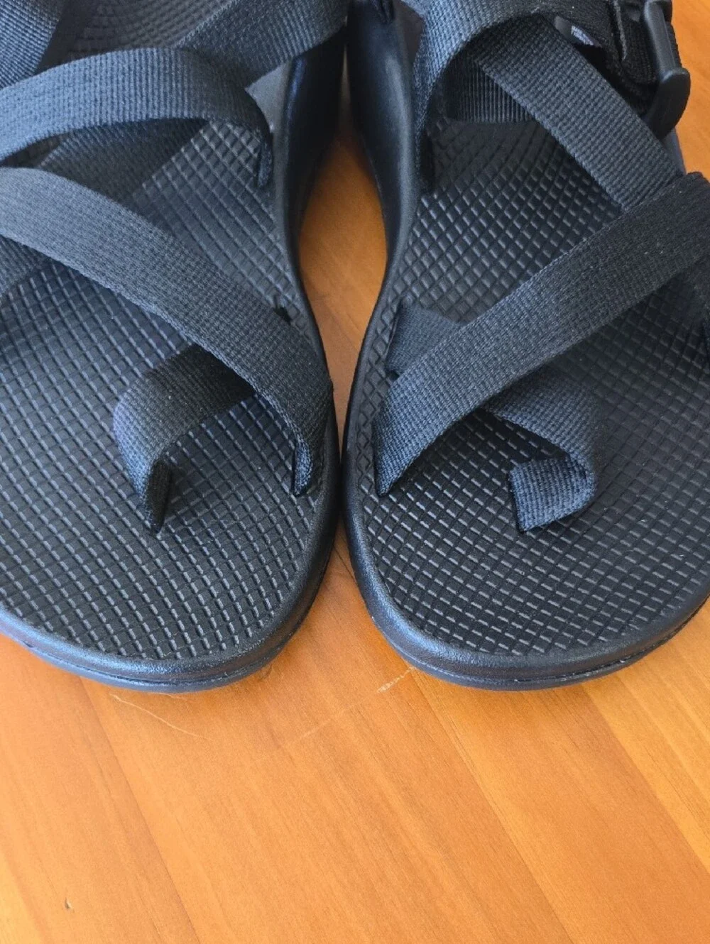 Chacos Womens All Black Adjustable Sandals